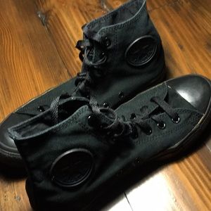Converse All Star Hi Top Black Monochrome men 8.5"
